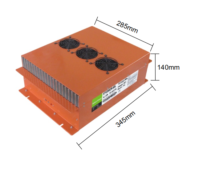 EJ-5000W On-Board Charger | 5000W IP65 | 12V-72V Heavy Industrial OBC