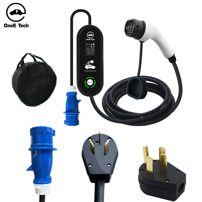 OneE-EQ-P EV Charger Fast Charging Station Charging Pile For New Energy Electric Vehicle Type 2 Portable Ev Charger 7kw