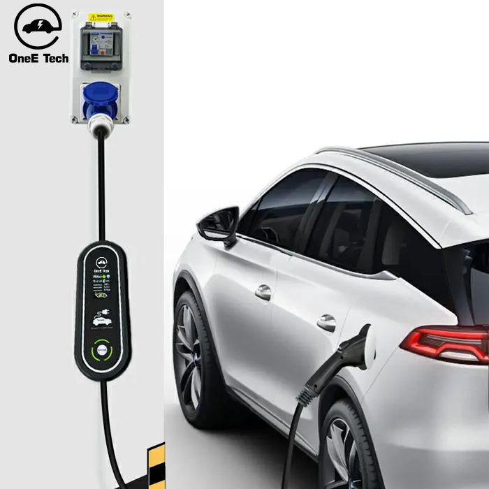 Portable J1772 charger 7KW 32A level 2 EV charging pile homeuse for electric cars