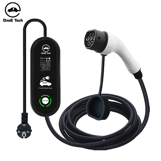 OneE-EQ-P Portable Type2 charger 3.5KW 16A level 2 EV charging pile homeuse for electric cars
